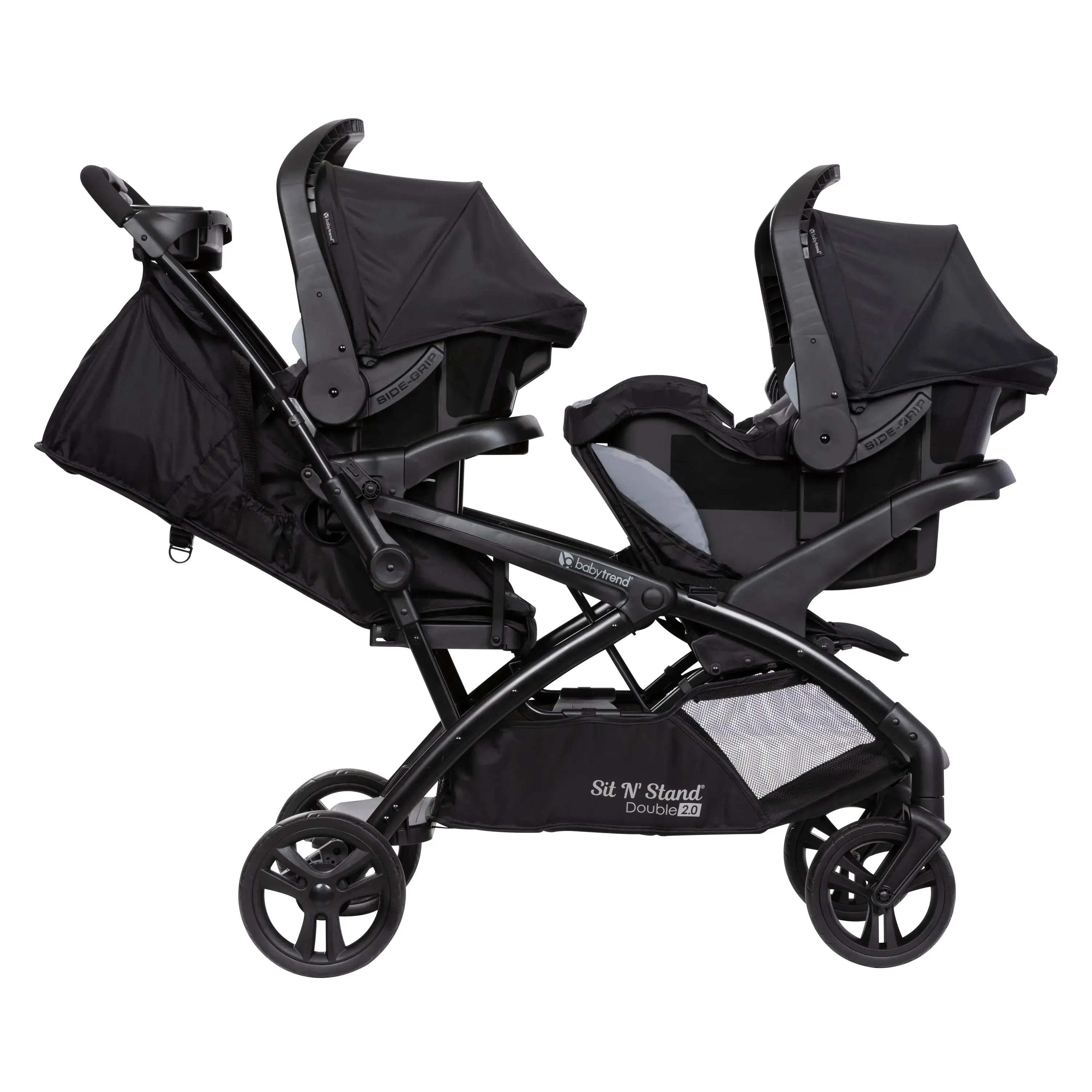 Sit N' Stand® Double 2.0 Stroller - Dash Black (Canada Exclusive)