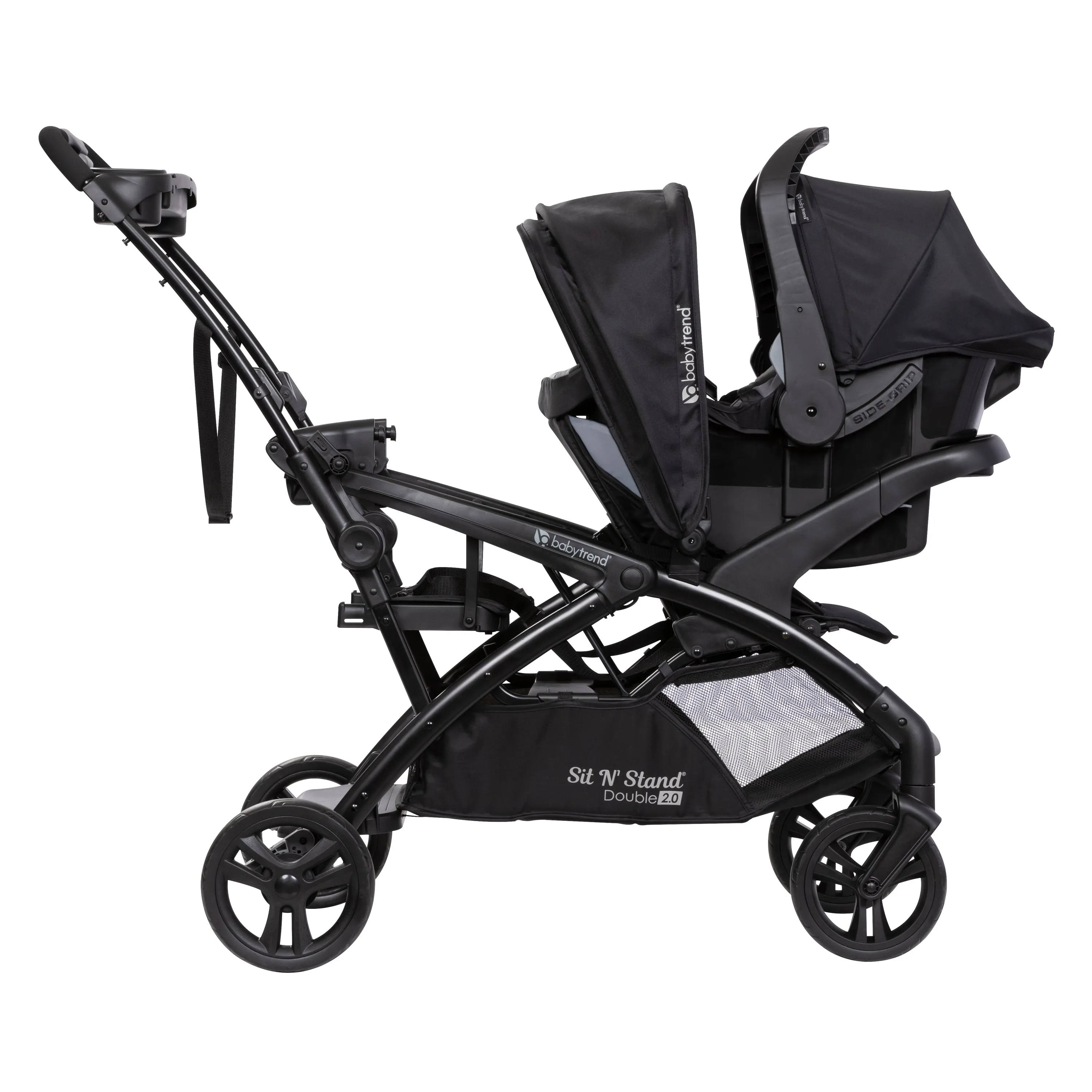 Sit N' Stand® Double 2.0 Stroller - Dash Black (Canada Exclusive)