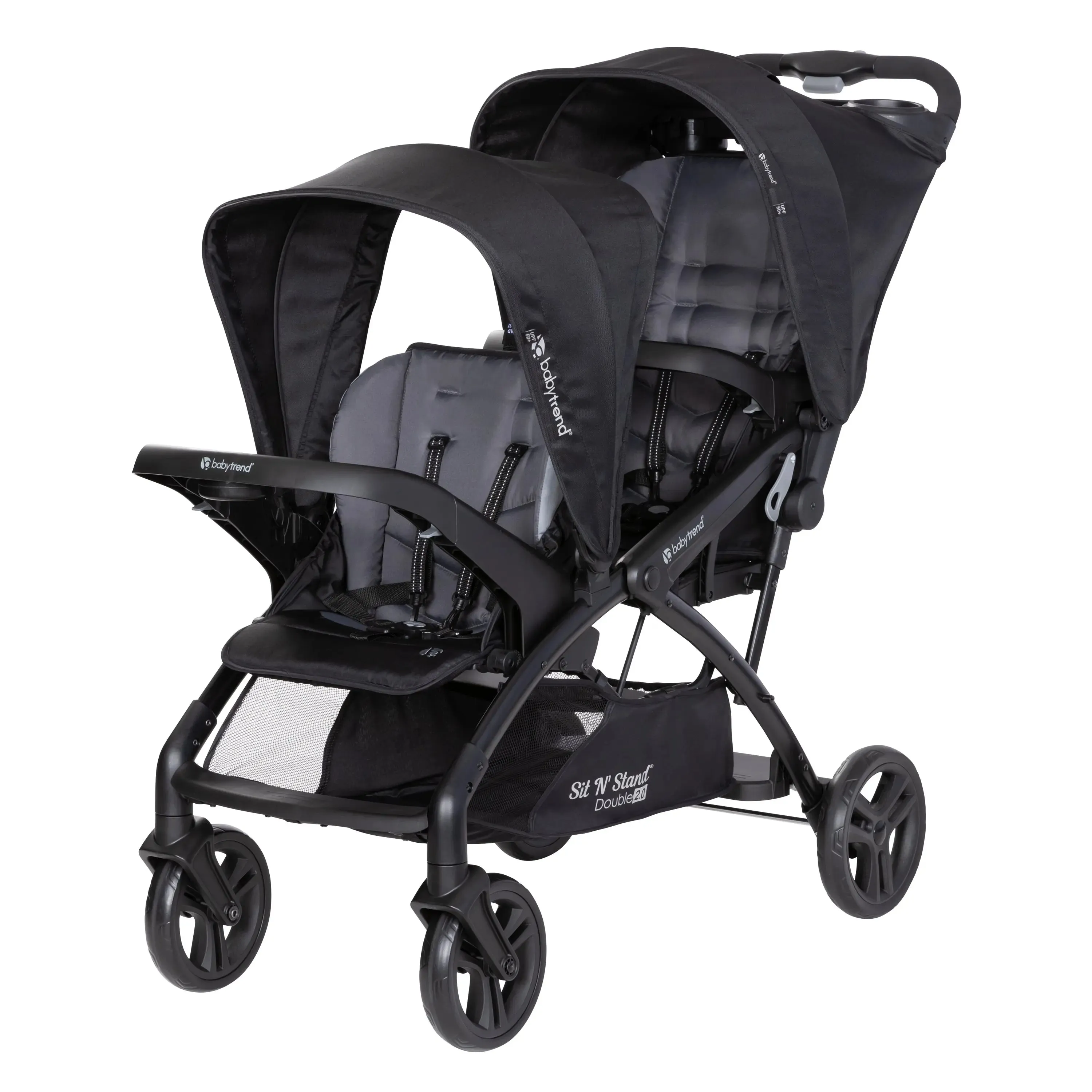 Sit N' Stand® Double 2.0 Stroller - Dash Black (Canada Exclusive)