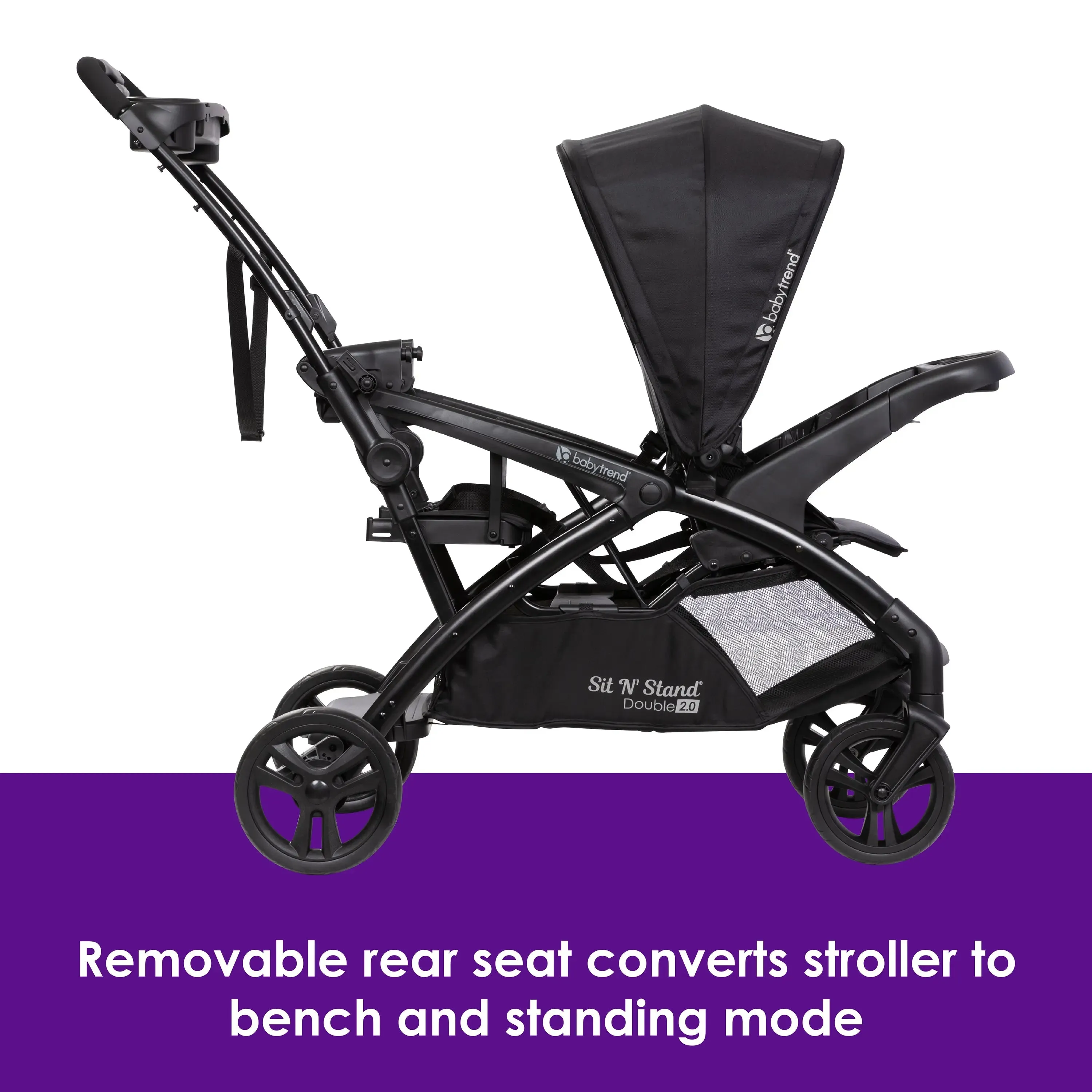 Sit N' Stand® Double 2.0 Stroller - Madrid Black (Target Exclusive)