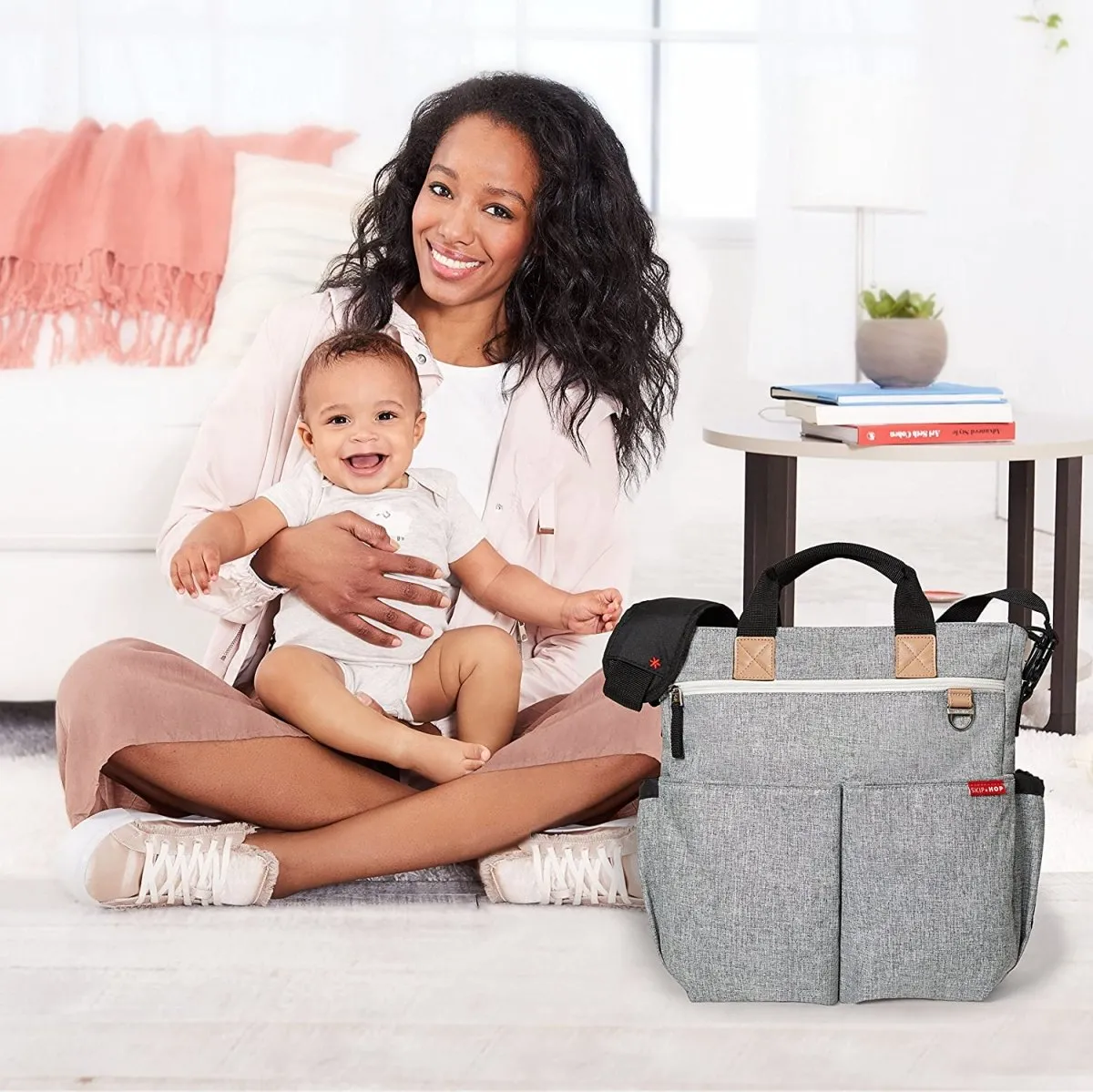 Skip Hop Duo Signature  Diaper Bags- Grey Melange