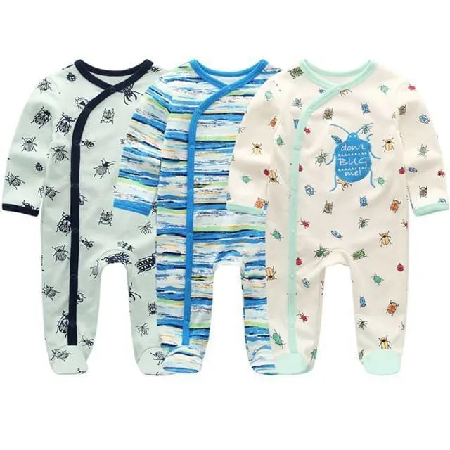 Summer Baby's Colorful Cotton Rompers