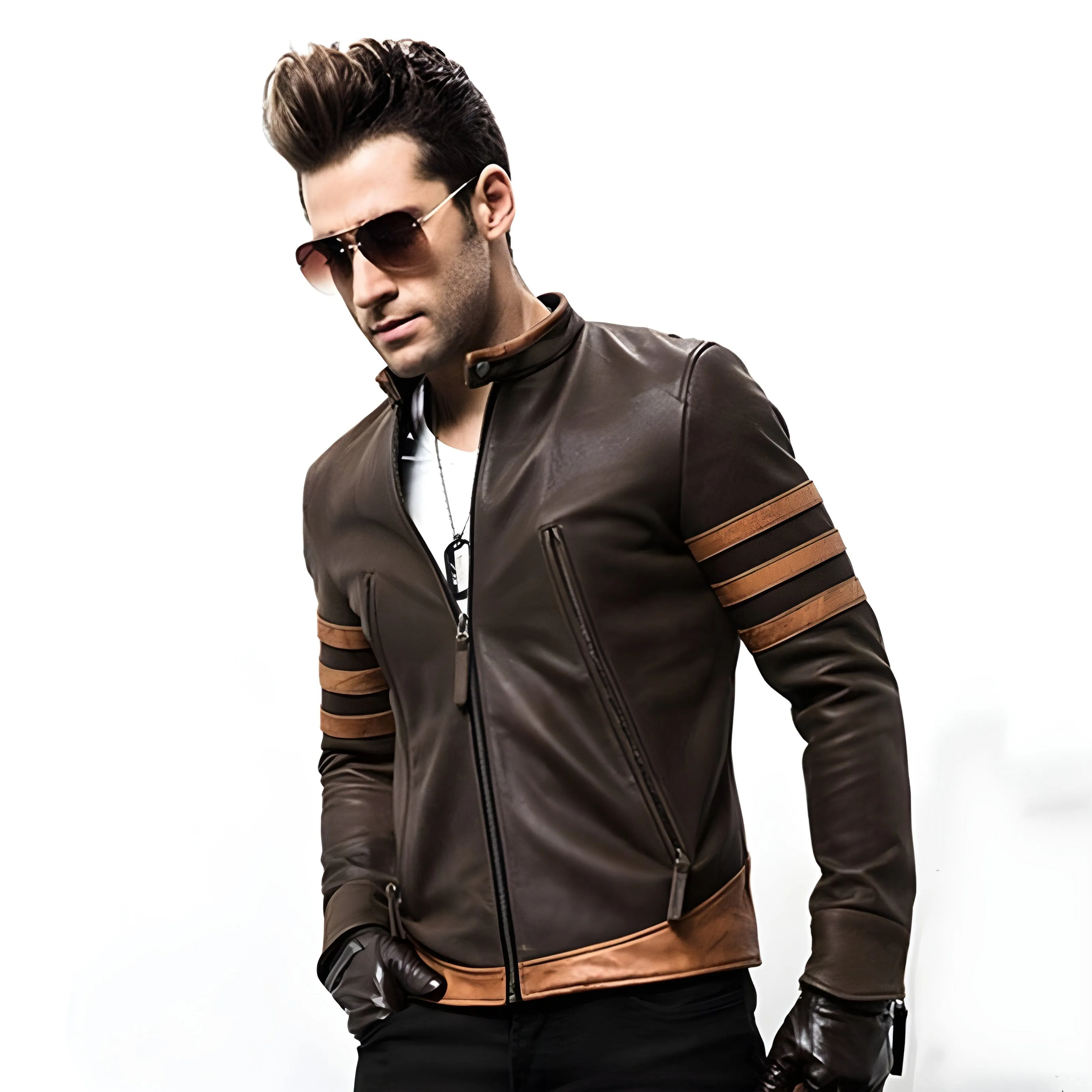 The Logan Faux Leather Jacket