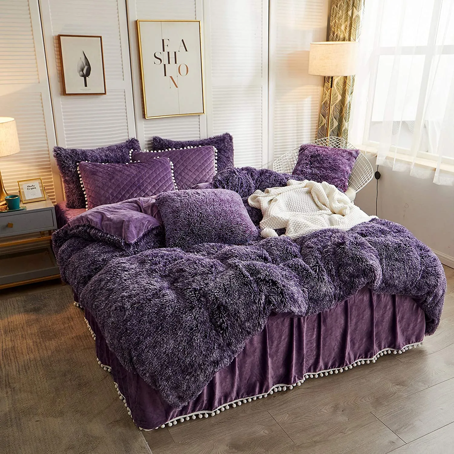 The Softy Ombre Purple Bed Set