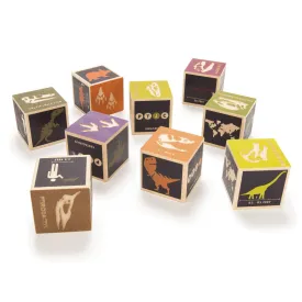 Uncle Goose Dinosaur Blocks - Made in USA