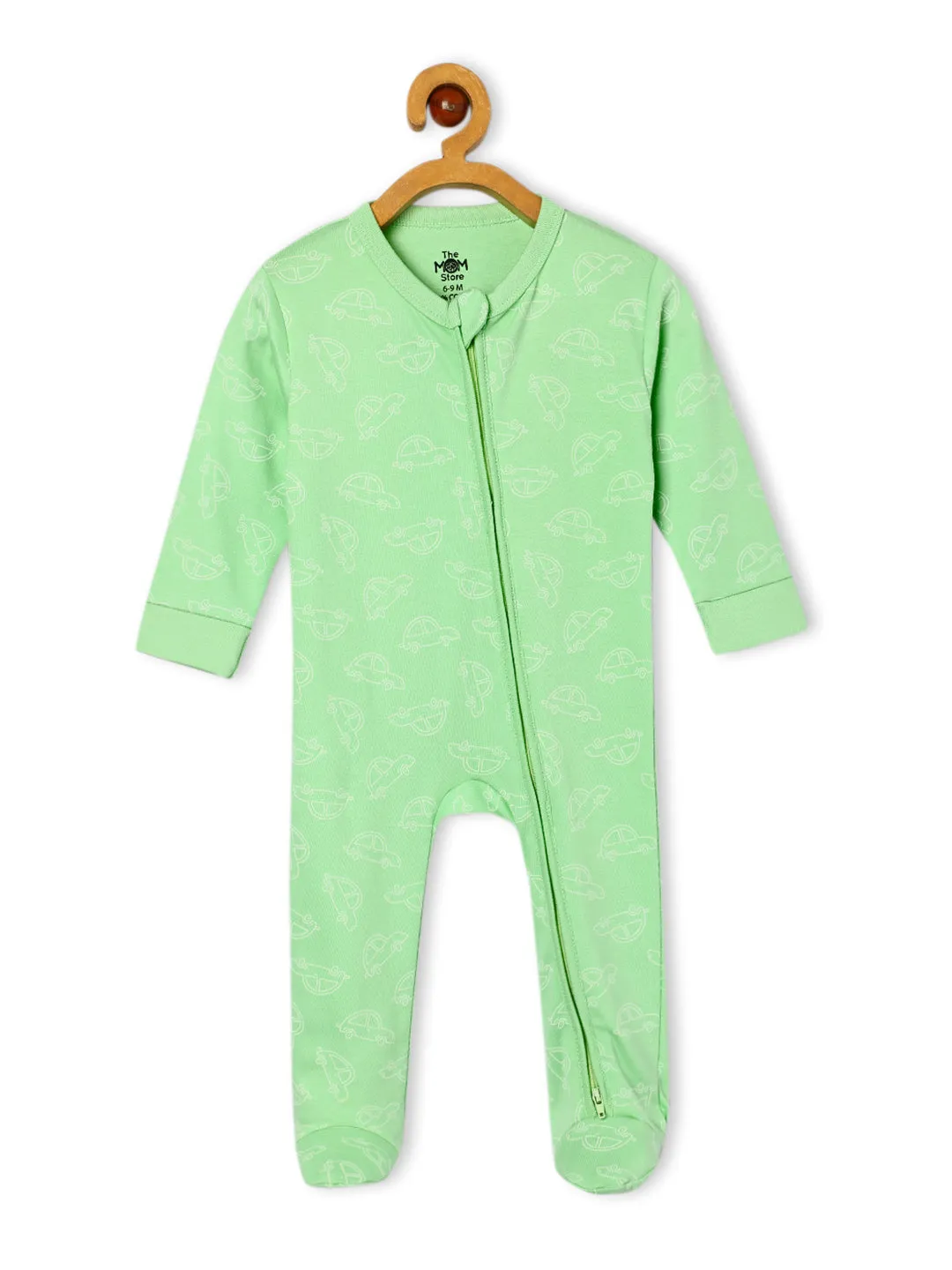 Vroom Vroom Infant Zipper Romper