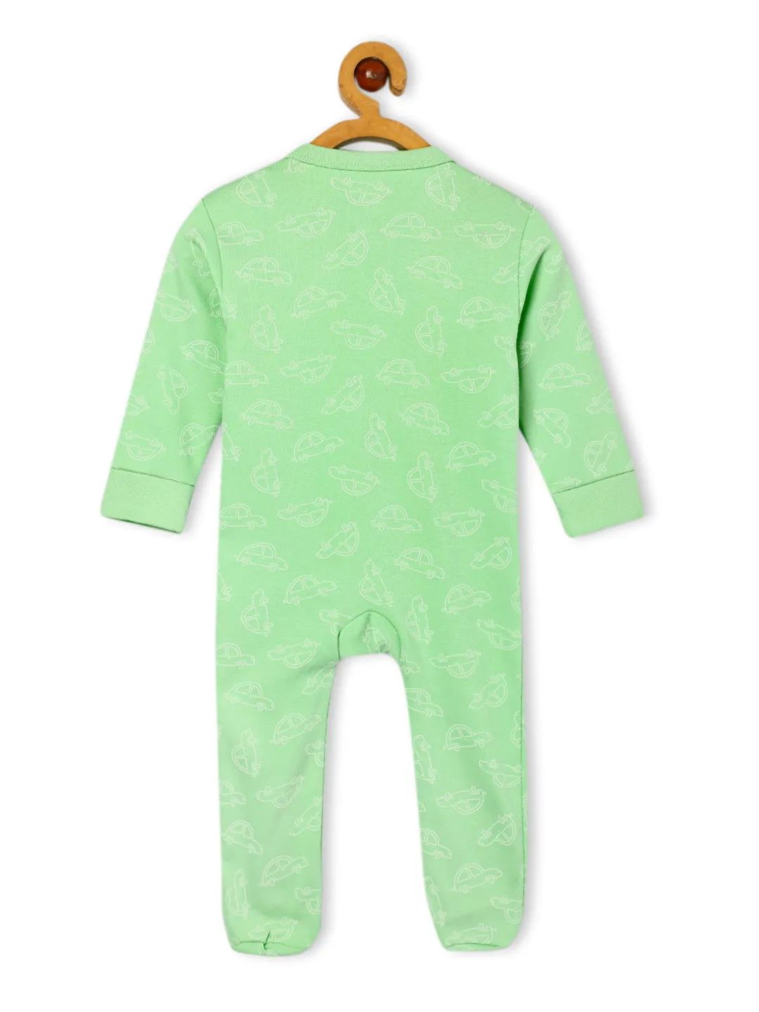 Vroom Vroom Infant Zipper Romper