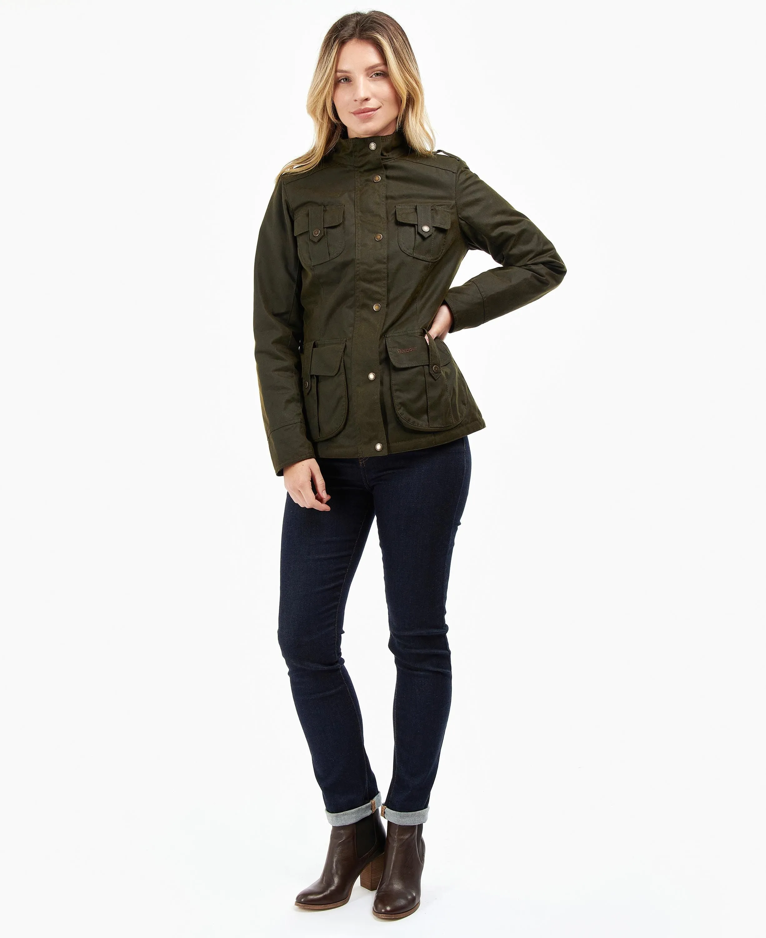 Winter Defence Wax Jacket - Olive